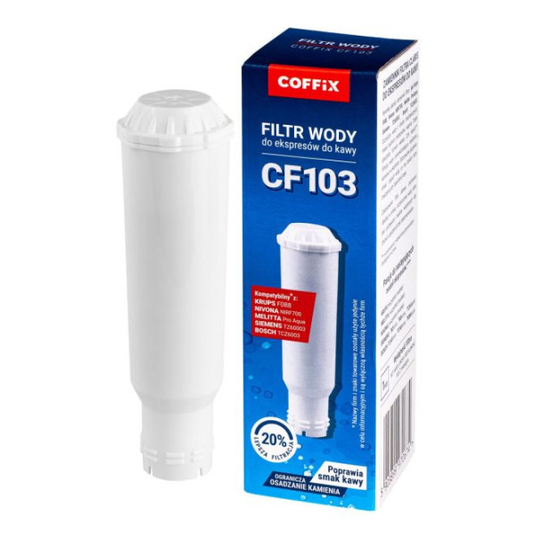 Filtr wody do ekspresu ciśnieniowego Coffix CF103 pasuje do Melita, Nivona, Krups 547741 - 1