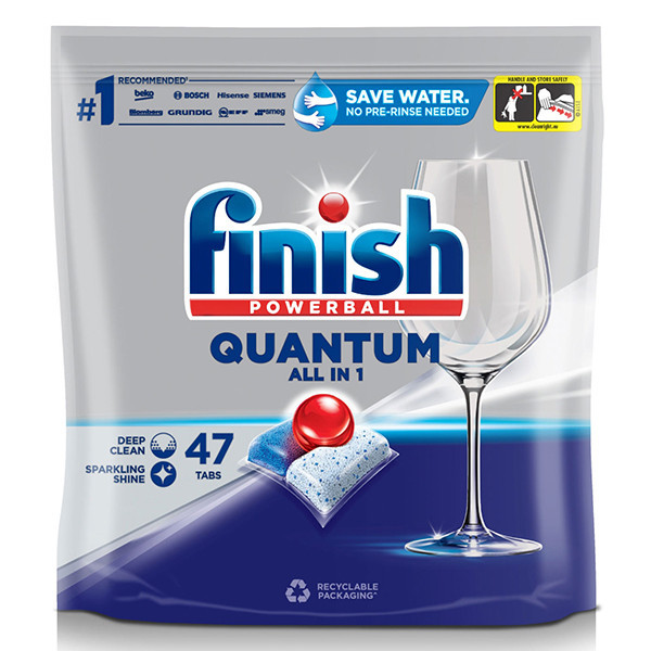 Finish Quantum All-in-1 Regular tabletki do zmywarki (47 tabletek) SFI01089 - 1