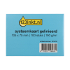 Fiszki in blanco w linie 105 x 75 mm (100 sztuk), 123drukuj 301416 - 1