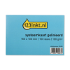Fiszki in blanco w linie 150 x 100 mm (100 sztuk), 123drukuj 301420 - 1