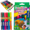Flamastry dwustronne Jumbo Bambino 6 szt. / 12kol.