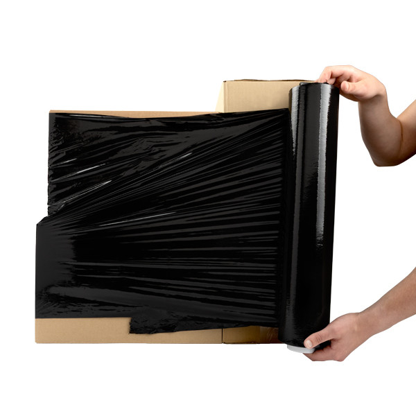 Folia stretch czarna 50 cm x 300 m, 123drukuj 206242 - 2