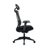 Fotel biurowy z zagłówkiem | Executive Officeline | Czarny | 123drukuj 302697 - 3
