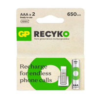 Akumulator GP 650 ReCyko AAA / HR03 Ni-Mh, 2 sztuki AGP00118