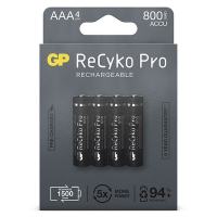 GP Akumulator GP 800 ReCyko Pro AAA / HR03 Ni-Mh, 4 sztuki AAA HR03 HR3 AGP00110