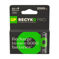 Akumulatorki GP 2000 ReCyko Pro AA / HR06 Ni-Mh, 4 sztuki AGP00101