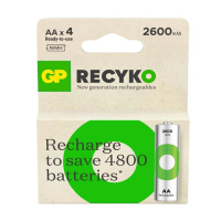 Akumulatorki GP 2600 ReCyko AA / HR06 Ni-Mh, 4 sztuki AGP00102