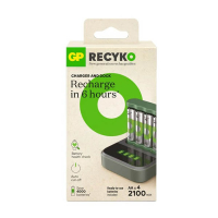 GP Dock Base Charger + akumulator GP 2100 ReCyko AA / HR06 Ni-Mh (4 sztuki) AGP00109