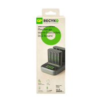 Szybka ładowarka GP Dock + akumulator GP 2600 ReCyko AA / HR06 Ni-Mh (8 sztuk) AGP00106