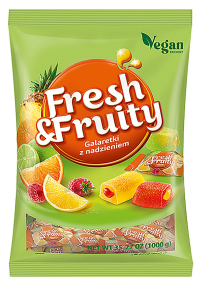Galaretki z nadzieniem Wawel Fresh&Fruity, 1kg 700375