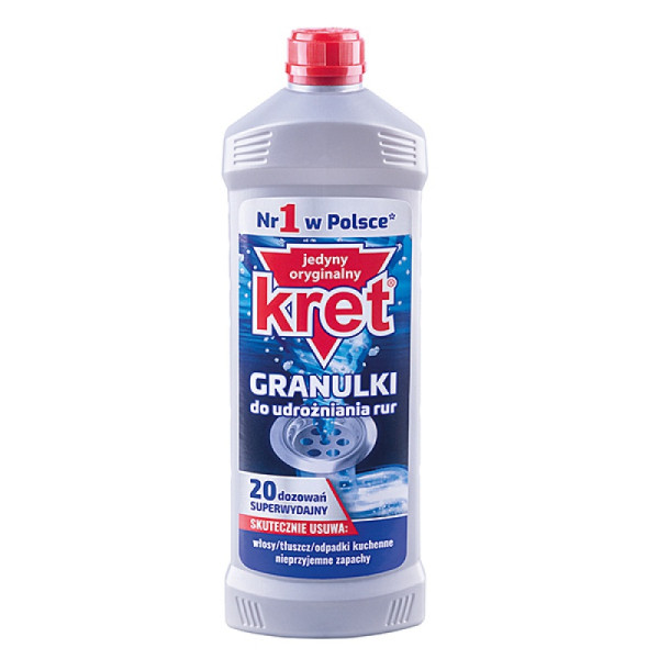 Granulki do udrażniania rur Kret (800g) 700203 - 1