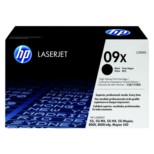 HP 09X C3909X (09X/EP-W) toner czarny, oryginalny HP, zwiększona pojemność C3909X 033000 - 1