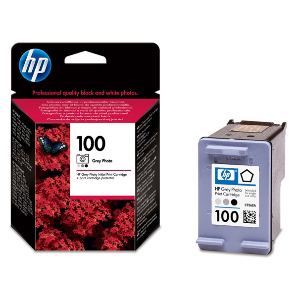 HP 100 (C9368AE) tusz foto szary, oryginalny C9368AE 030445 - 1