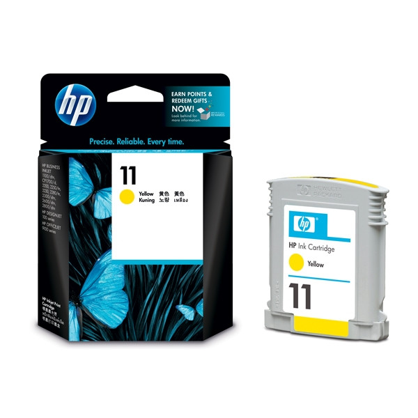 HP 11 (C4838AE) tusz żółty, oryginalny C4838AE 030410 - 1