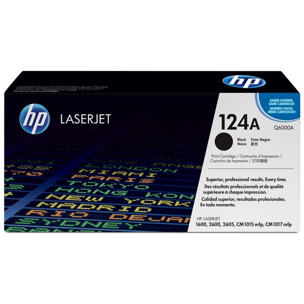 HP 124A (Q6000A) toner czarny, oryginalny Q6000A 039540 - 1