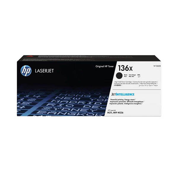 HP 136X (W1360X) toner czarny, zwiększona pojemność, oryginalny 133102 - 1