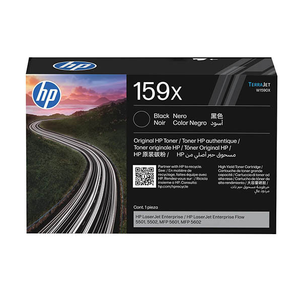 HP 159X (W1590X) toner czarny, zwiększona pojemność, oryginalny 093536 - 1