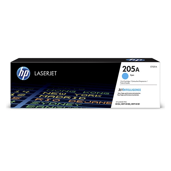 HP 205A (CF531A) toner niebieski, oryginalny CF531A 055226 - 1