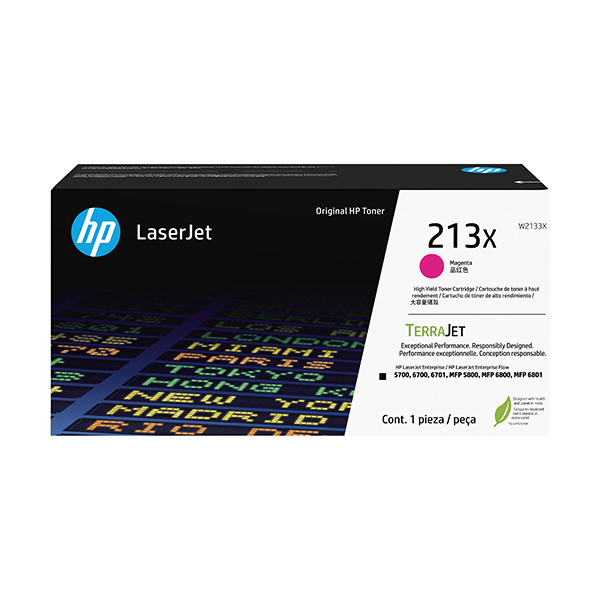 HP 213X (W2133X) toner czerwony, zwiększona pojemność, oryginalny W2133X 133042 - 1