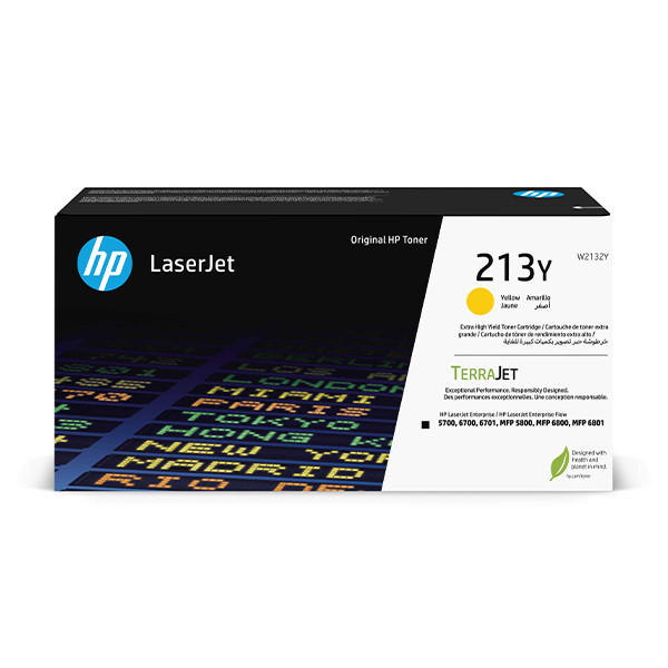 HP 213Y (W2132Y) toner żółty, extra zwiększona pojemność, oryginalny W2132Y 133048 - 1