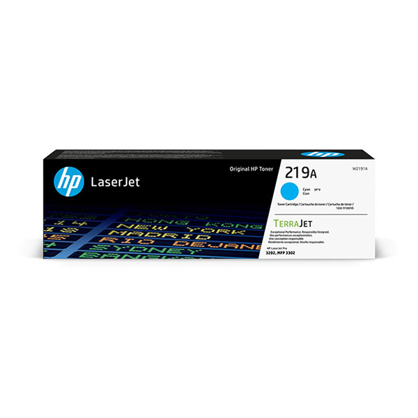 HP 219A (W2191A) toner niebieski, oryginalny W2191A 093336 - 1