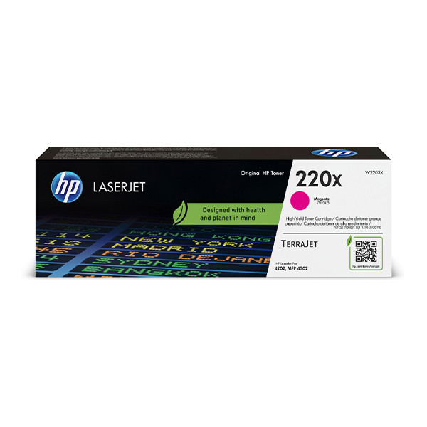 HP 220X (W2203X) toner czerwony, zwiększona pojemność, oryginalny W2203X 133026 - 1