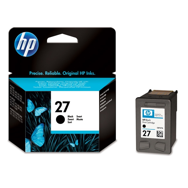 HP 27 (C8727AE) tusz czarny, oryginalny C8727AE 031280 - 1