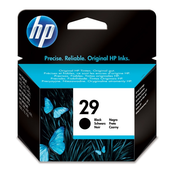 HP 29 (51629AE) tusz czarny oryginalny 51629AE 030030 - 1