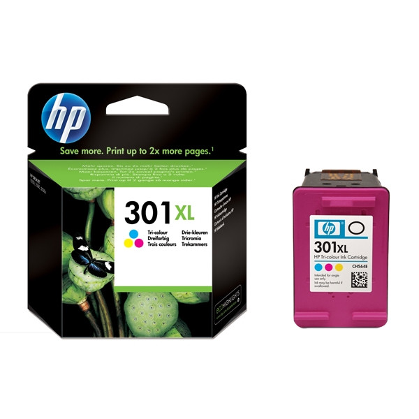 HP 301XL (CH564EE) tusz kolorowy, zwiększona pojemność, oryginalny CH564EE 044036 - 1