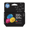 HP 302XL/304XL (B7RT8AE) tusz kolorowy, zwiększona pojemność, oryginalny 055634 - 1