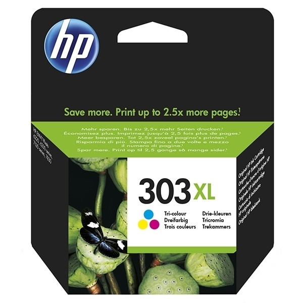 HP 303XL (T6N03AE) tusz kolorowy, zwiększona pojemność, oryginalny T6N03AE 055188 - 1