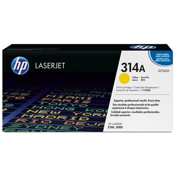 HP 314A (Q7562A) toner żółty, oryginalny Q7562A 039570 - 1