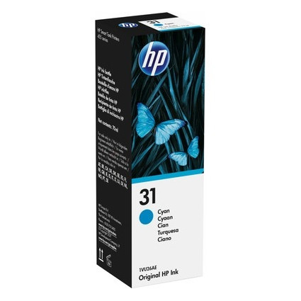 HP 31 (1VU26AE) tusz niebieski, oryginalny 1VU26AE 055320 - 1