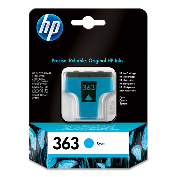 HP 363 (C8771EE) tusz niebieski, oryginalny C8771EE 031775 - 1