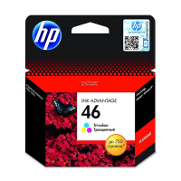 HP 46 (CZ638AE) tusz kolorowy, oryginalny 055148