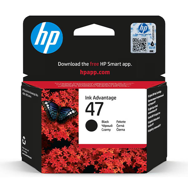 HP 47 (6ZD21AE) tusz czarny, oryginalny 055620 - 1