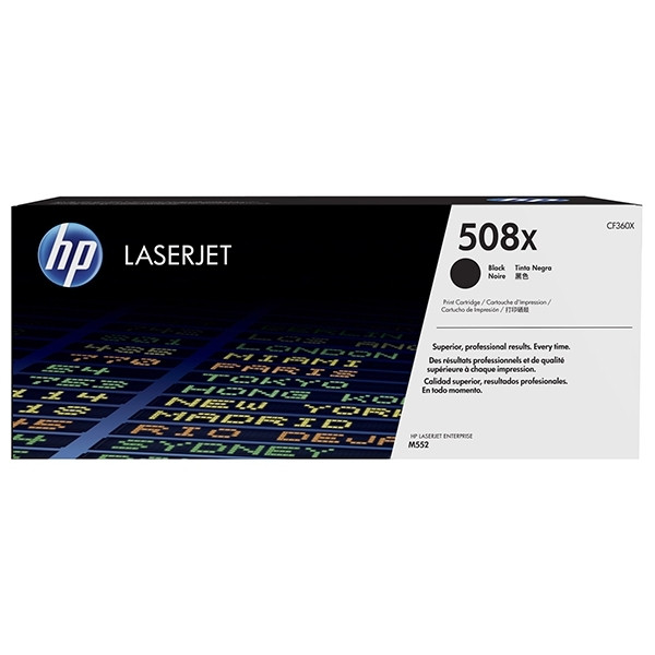 HP 508X (CF360X) toner czarny, zwiększona pojemność, oryginalny CF360X 054840 - 1