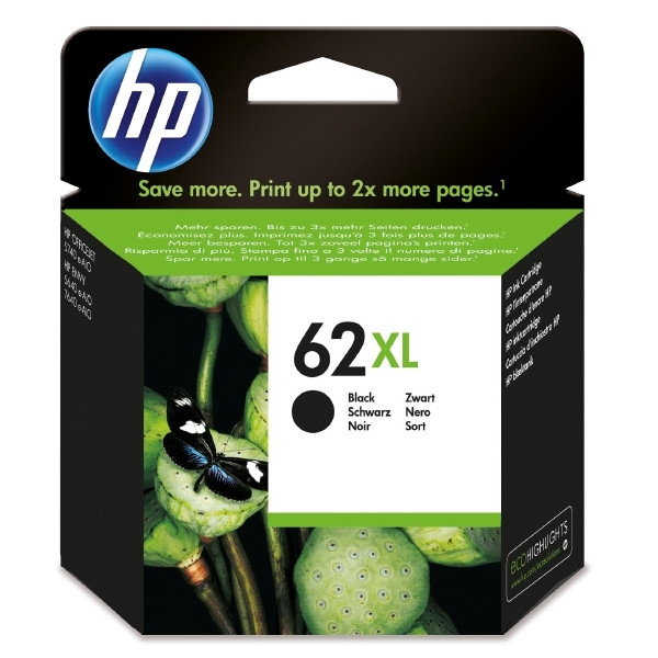 HP 62XL (C2P05A) tusz czarny, zwiększona pojemność, oryginalny C2P05AE 044410 - 1