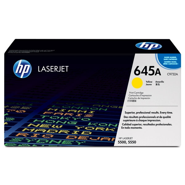 HP 645A (C9732A) toner żółty, oryginalny C9732A 039230 - 1