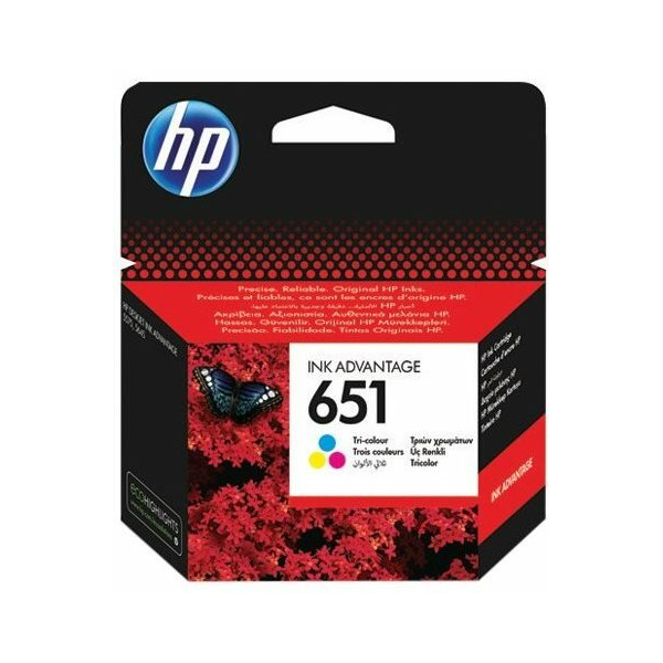 HP 651 (C2P11AE) tusz kolorowy, oryginalny C2P11AE 044552 - 1