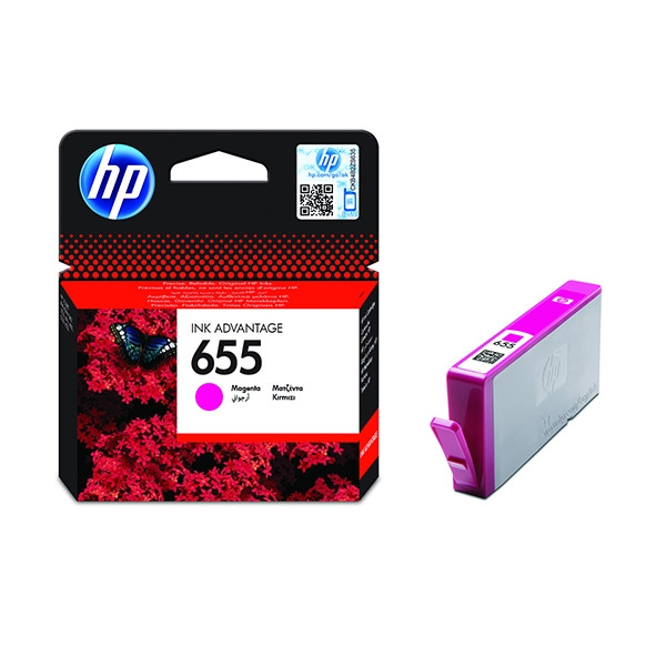 HP 655 (CZ111AE) tusz czerwony, oryginalny CZ111AE 044220 - 1