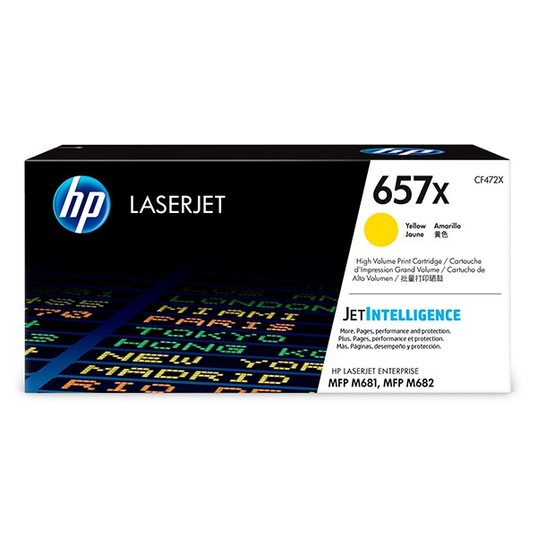 HP 657X (CF472X) toner żółty, zwiększona pojemność, oryginalny CF472X 055178 - 1