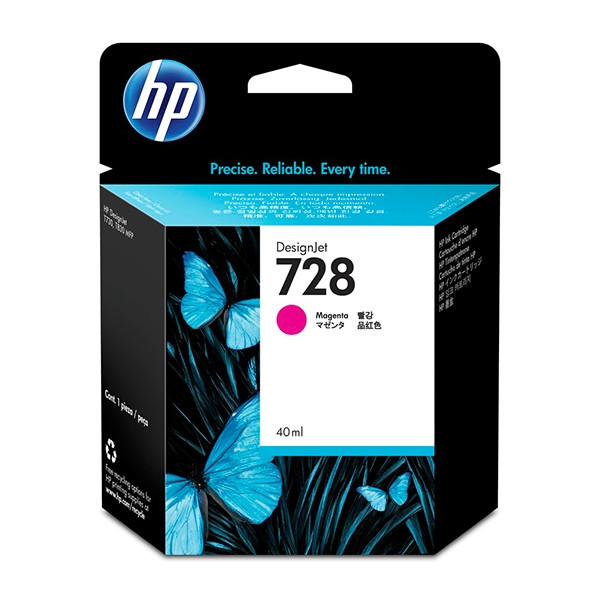 HP 728 (F9J62A) tusz czerwony, oryginalny F9J62A 044486 - 1