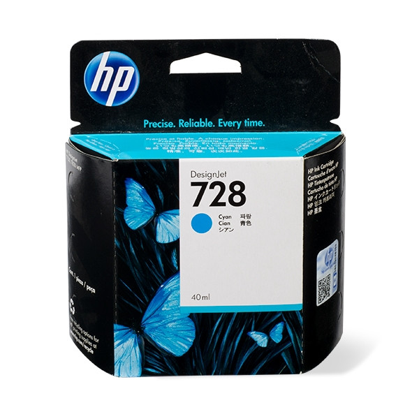 HP 728 (F9J63A) tusz niebieski, oryginalny F9J63A 044484 - 1