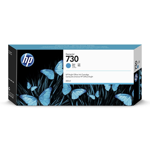 HP 730 (P2V68A) tusz niebieski o zwiększonej pojemności, oryginalny P2V68A 055264 - 1