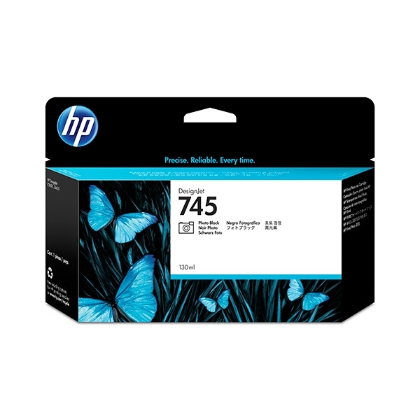 HP 745 (F9J98A) tusz foto czarny, oryginalny F9J98A 055080 - 1