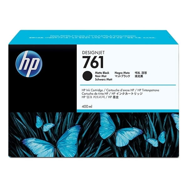 HP 761 (CM991A) tusz czarny matowy, oryginalny CM991A 044054 - 1