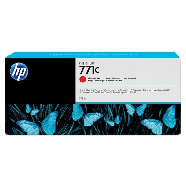 HP 771C (B6Y08A) tusz czerwony chromatyczny, oryginalny B6Y08A 044242 - 1