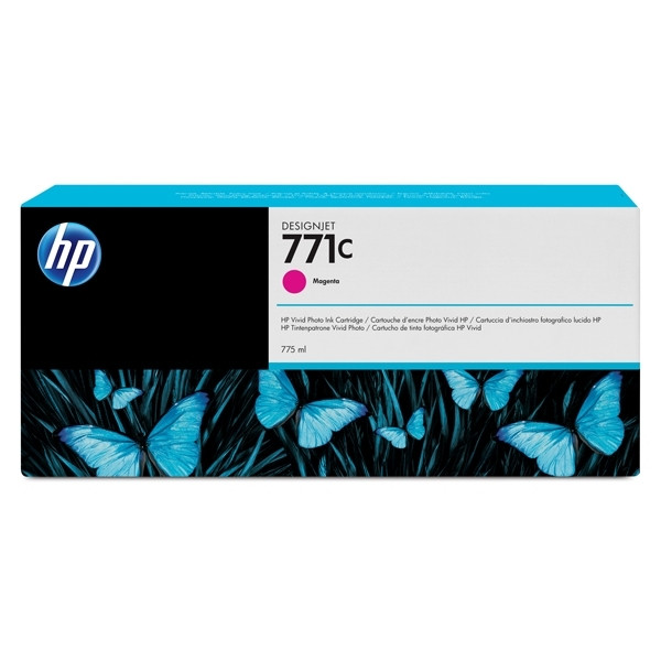 HP 771C (B6Y09A) tusz czerwony, oryginalny B6Y09A 044244 - 1