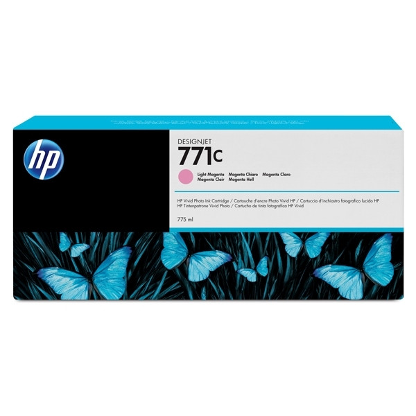 HP 771C (B6Y11A) tusz jasnoczerwony, oryginalny B6Y11A 044248 - 1